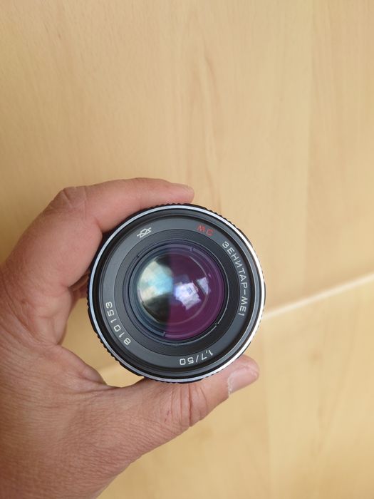 Obiectiv rar MC Zenitar ME1 Square bokeh