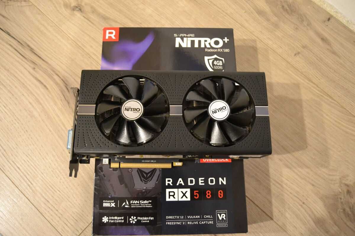 Placa Video RX 580 Nitro PLUS 4GB