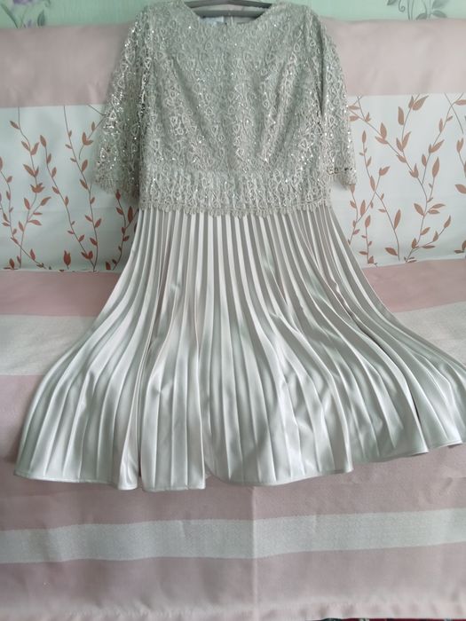 Плессированное платье женское