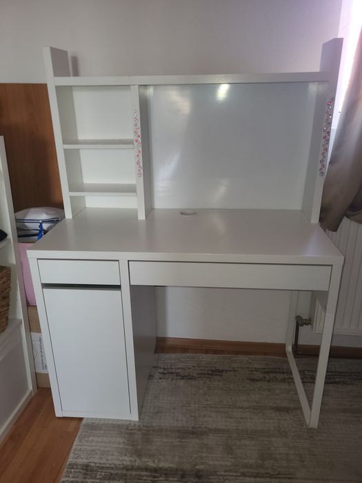 Birou alb ikea scoala
