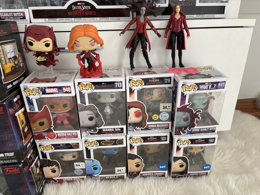 НАМАЛЕНИЕ Scarlet Witch Wanda Maximoff Marvel Funko Pop