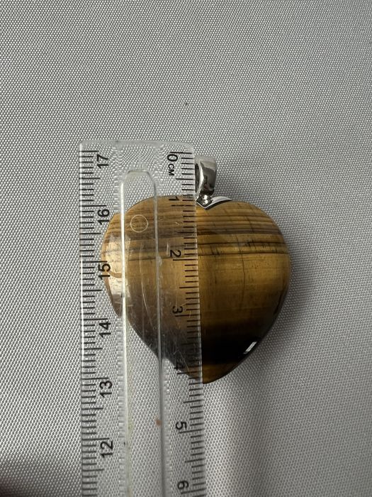 Inima ochi de tigru si argint