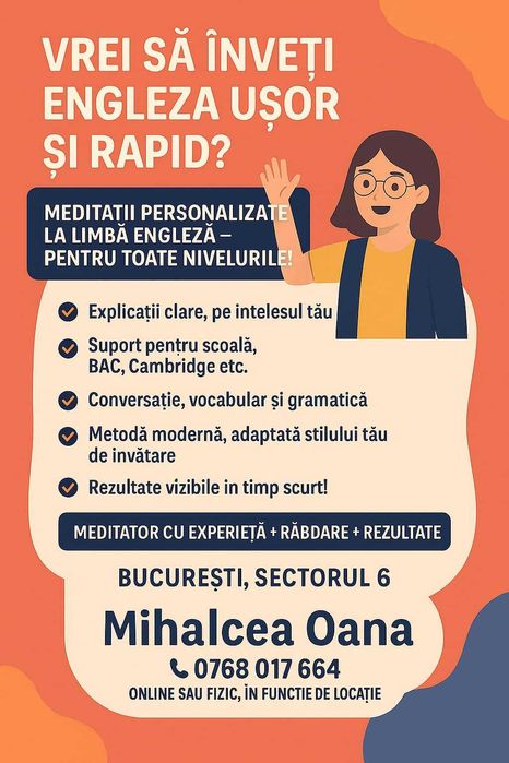 Meditatii la limba engleza