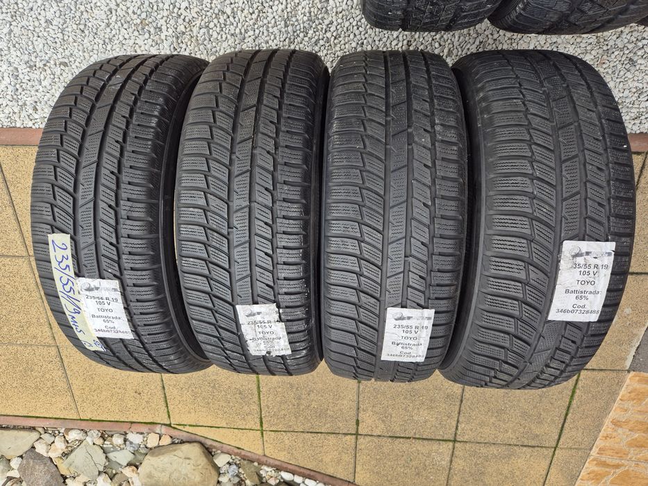 Vând cauciucuri 235/55/19 M+S set complet imp Germania