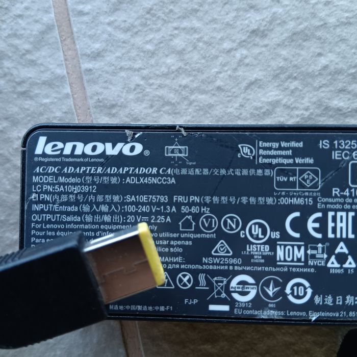 Lenovo 20v incarcator alimentator 50w, 65w si 90w