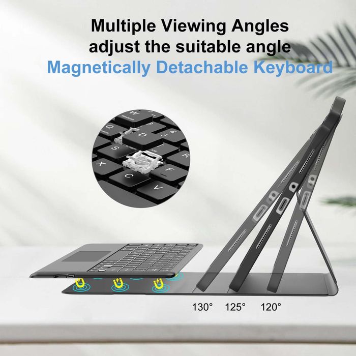 Кейс с BT тракпад клавиатура за Xiaomi Redmi Pad Pro 12.1” (2024)