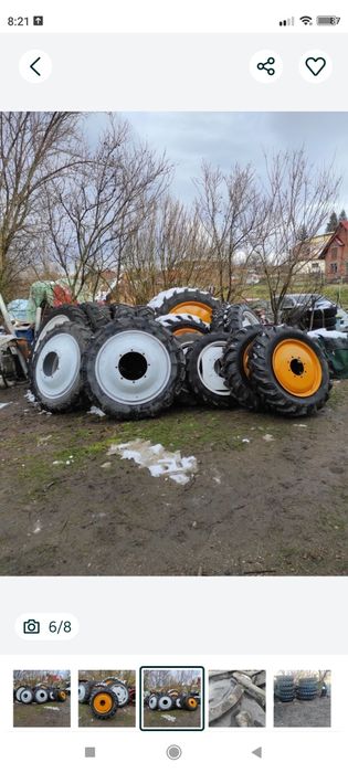 Roti tractor inguste