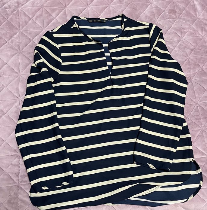 Дамска риза на райета ZARA, размер M