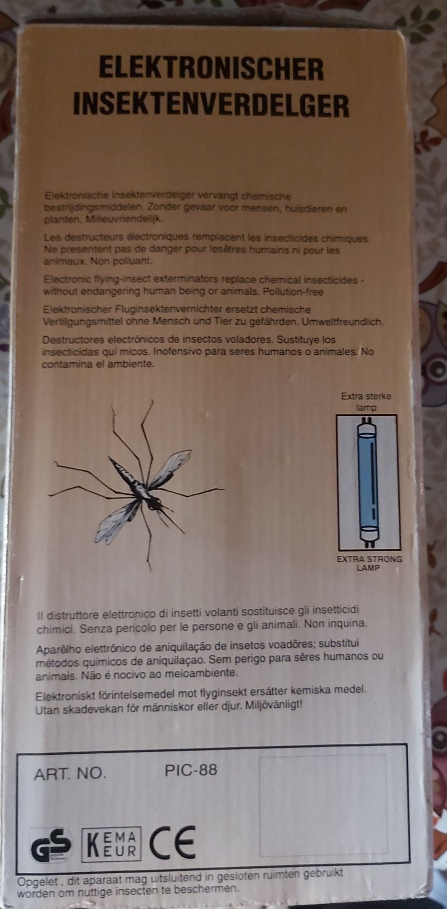 Aparat electric pentru insecte ( Olanda)