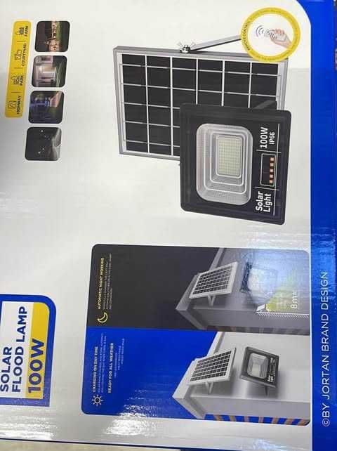 Proiector cu panou solar JORTAN