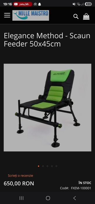 Scaun feeder formax