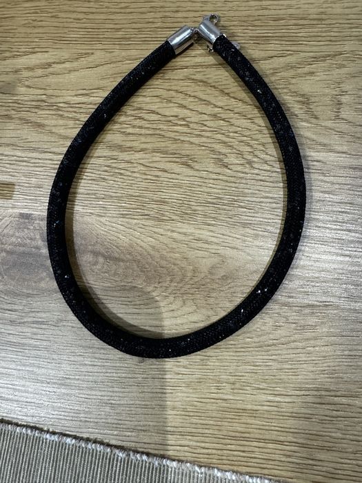 Черно колие с камъни Swarovski