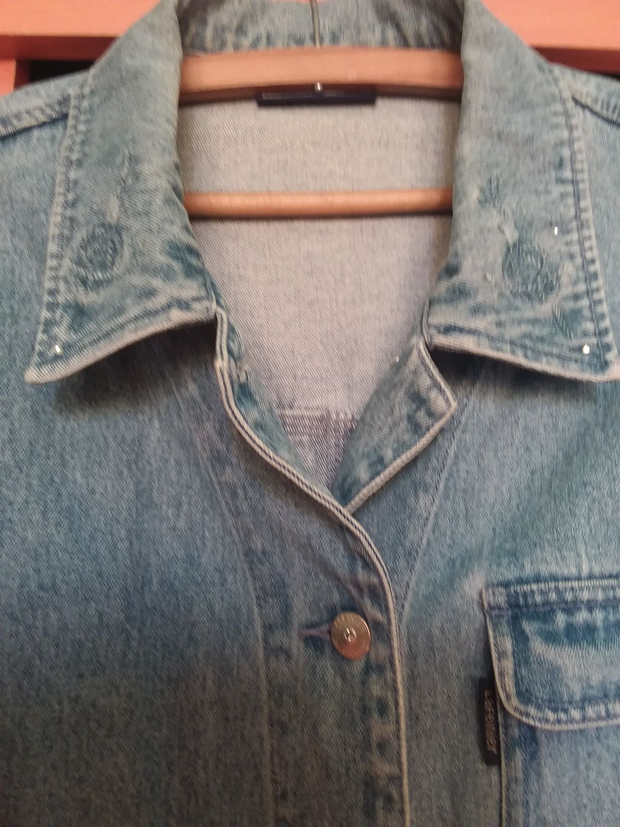 Пиджак джинсовый женский