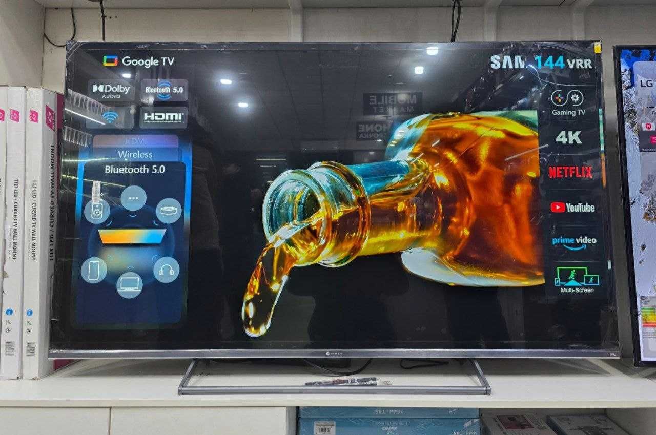 Телевизор Immer 65U144G 4K GoogleTv UHD 144 Гц