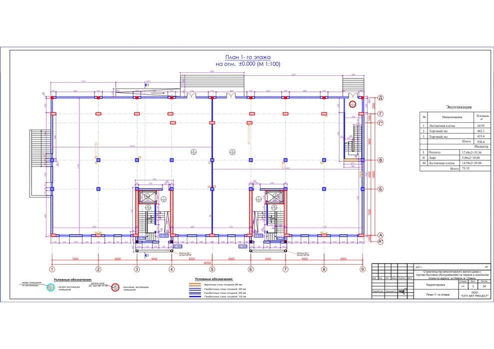 Аренда помещения 1700 кв.м на улице Навоий куча