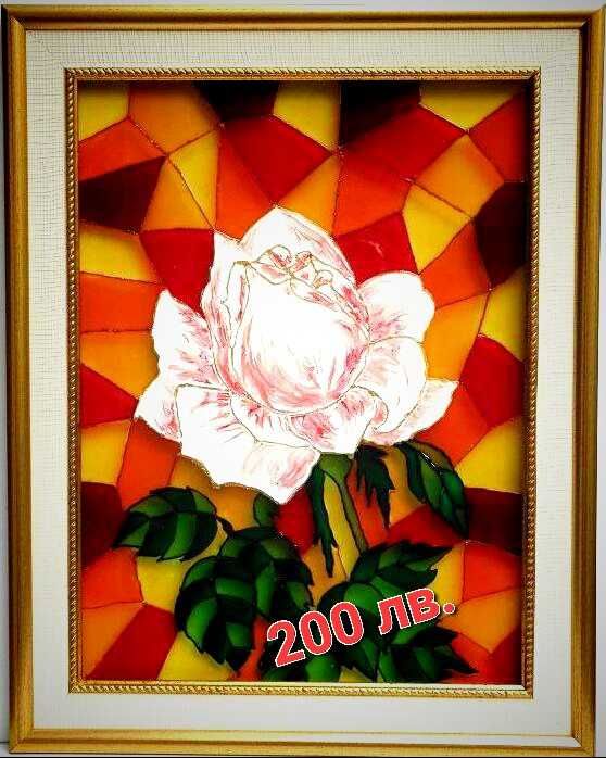 Авторски за ценители - техника тип витраж, рисувано стъкло