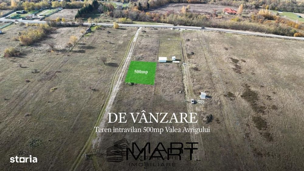 Teren 500 mp Valea Avrigului