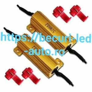 Rezistențe/Rezistor Bec Led/Xenon H1,H3,H4,H7,H8,H9,H11,T10(50Watti)