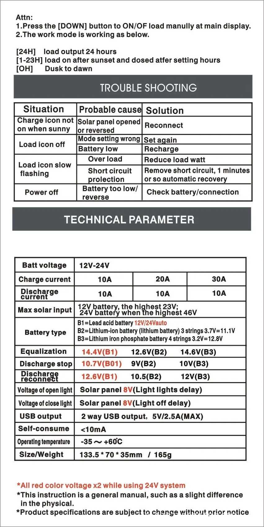 30A PWM соларно зарядно соларен контролер 12/24 с две USB x2a