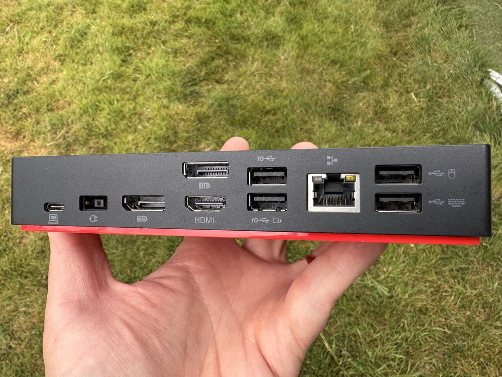 Docking station Lenovo USB-C Gen2 cu adaptor original