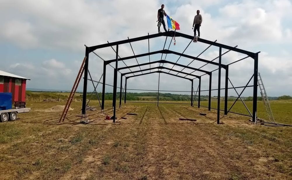 Vand structura metalica 11x20x4h Accept și variante cu auto