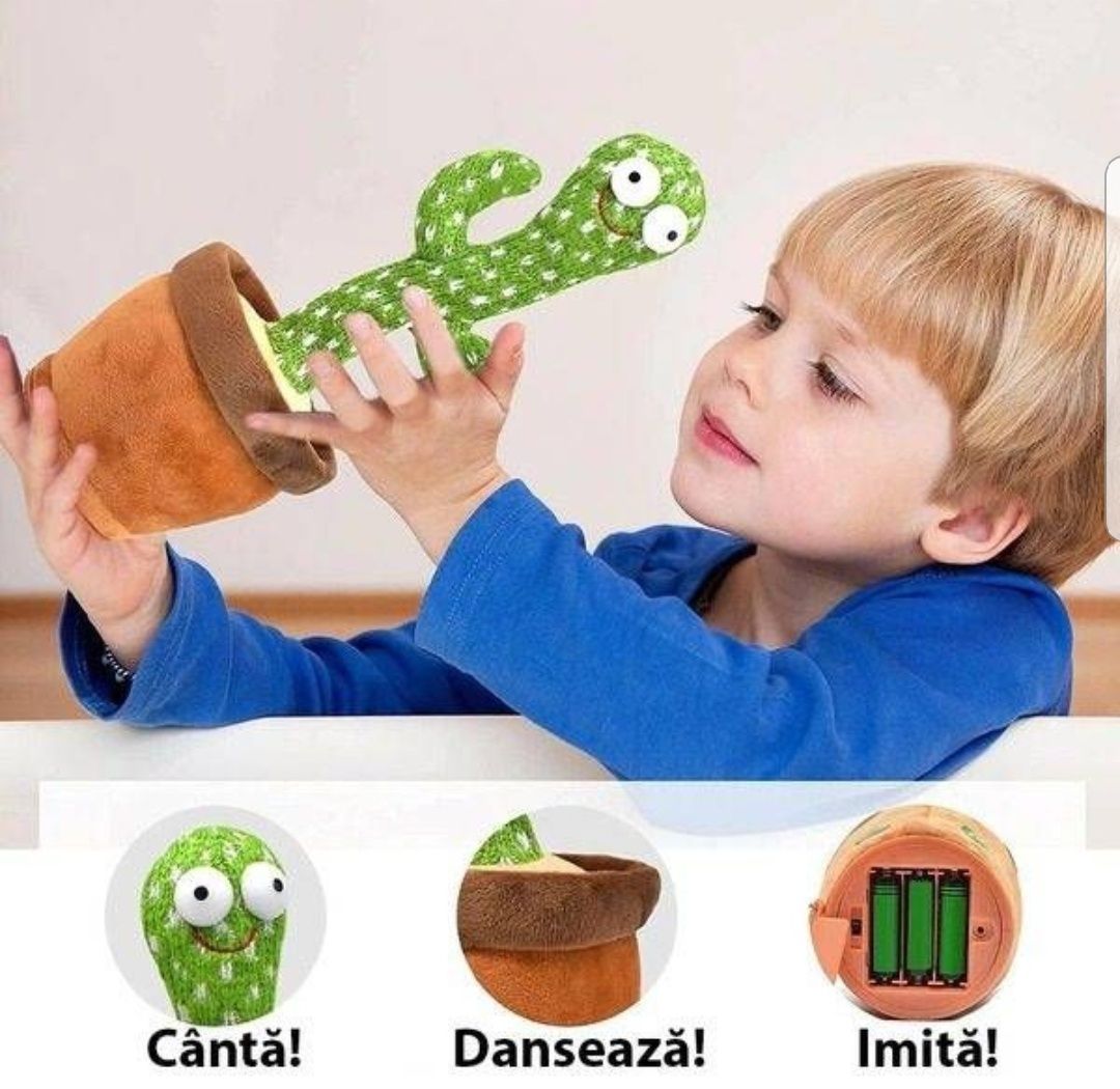 Cactus costum texan dansator interactiv educativ cântă dansează imită