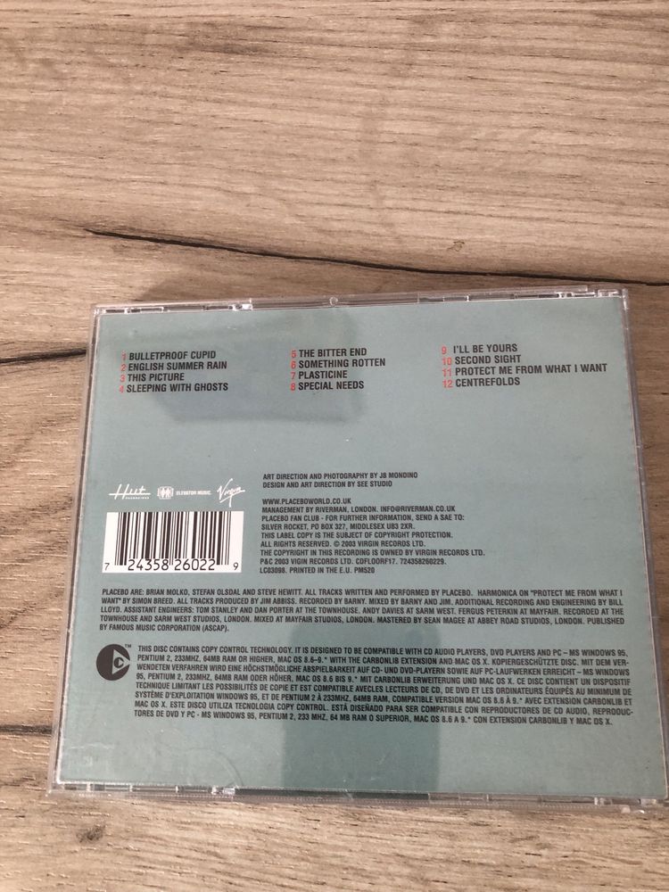 CD Westlife si CD Placebo originale