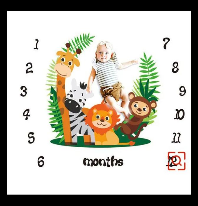 Păturică aniversară pentru bebeluși