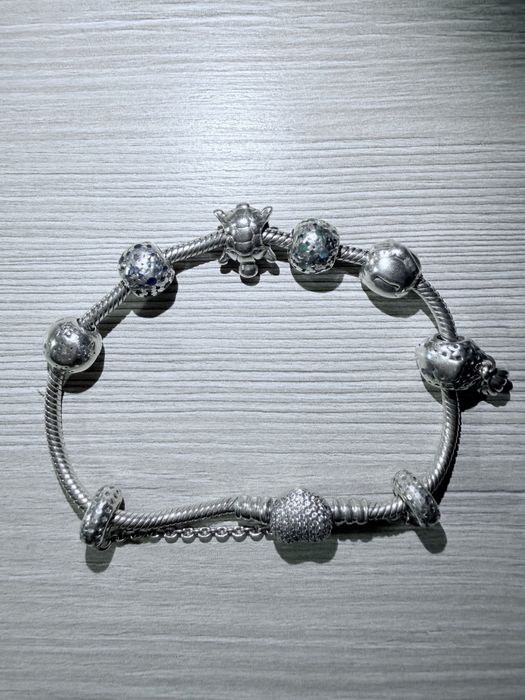 Vand bratara Pandora argint 925(6 charmuri)