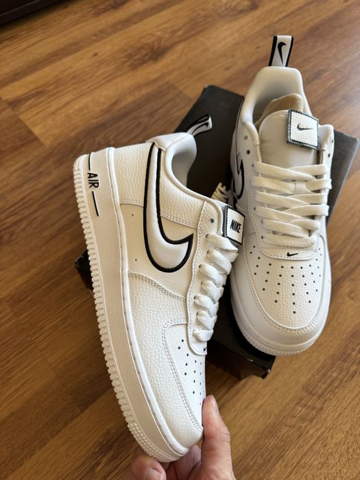 Nike Air Force 1 мъжки бели кецове обувки маратонки
