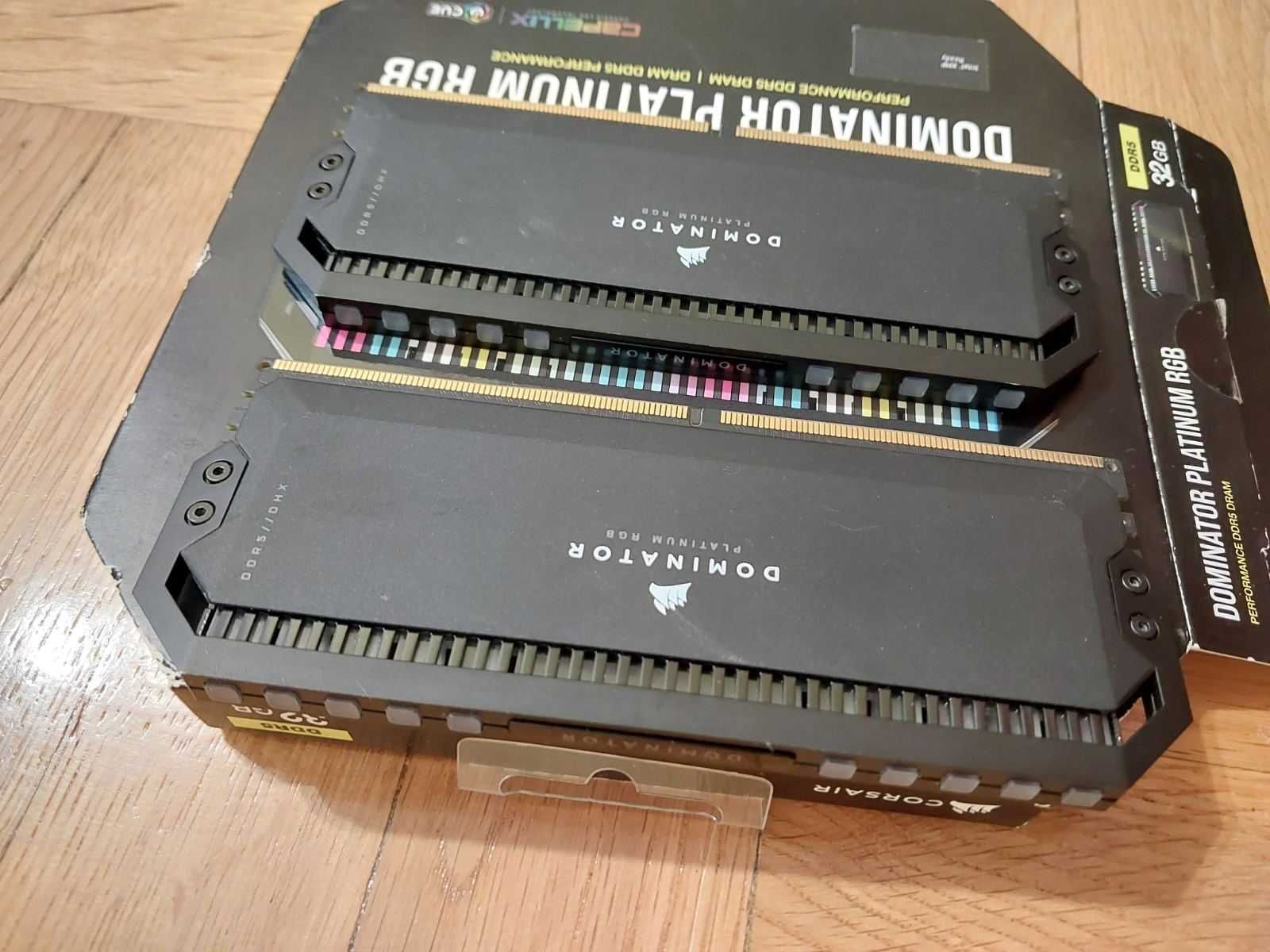 32GB DDR5 Corsair Dominator Platinium RGB 6400Mhz CL32