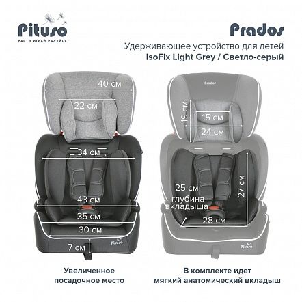 Pituso Удерживающее устройство для детей 9-36 кг Prados IsoFix