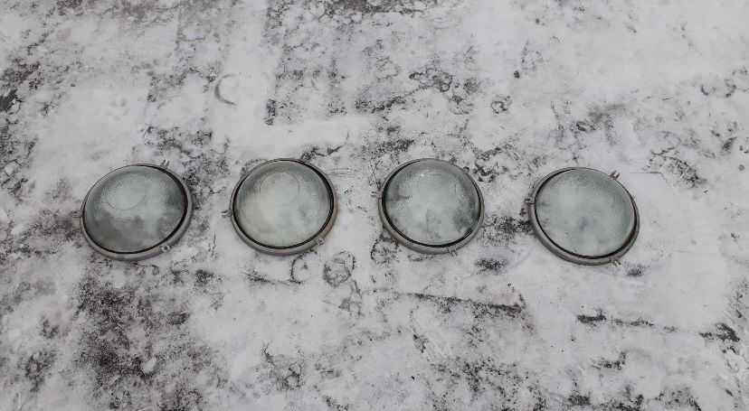 Продам стеклянные крышки от светильников