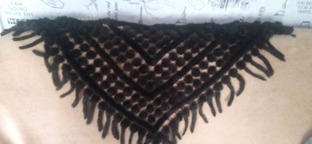 Норка шаль красивая