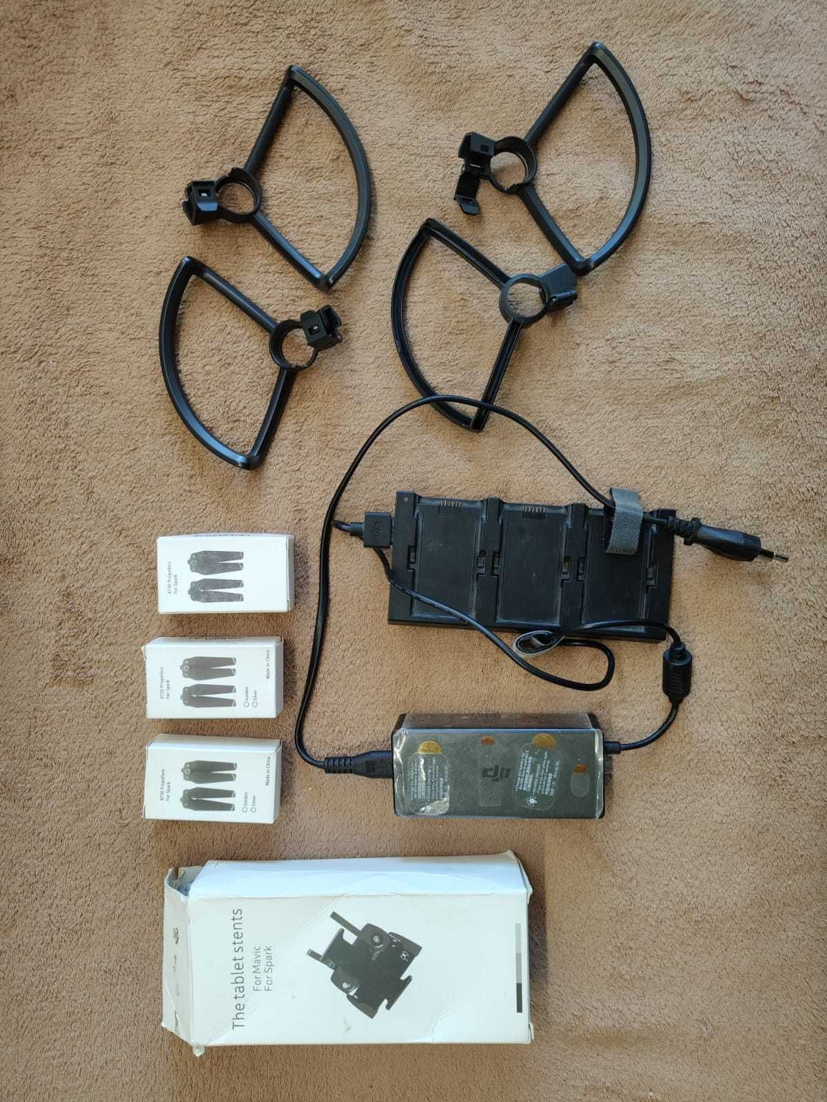 Квадрокоптер DJI Spark + телефон Huawei P smart (с программой дрона)
