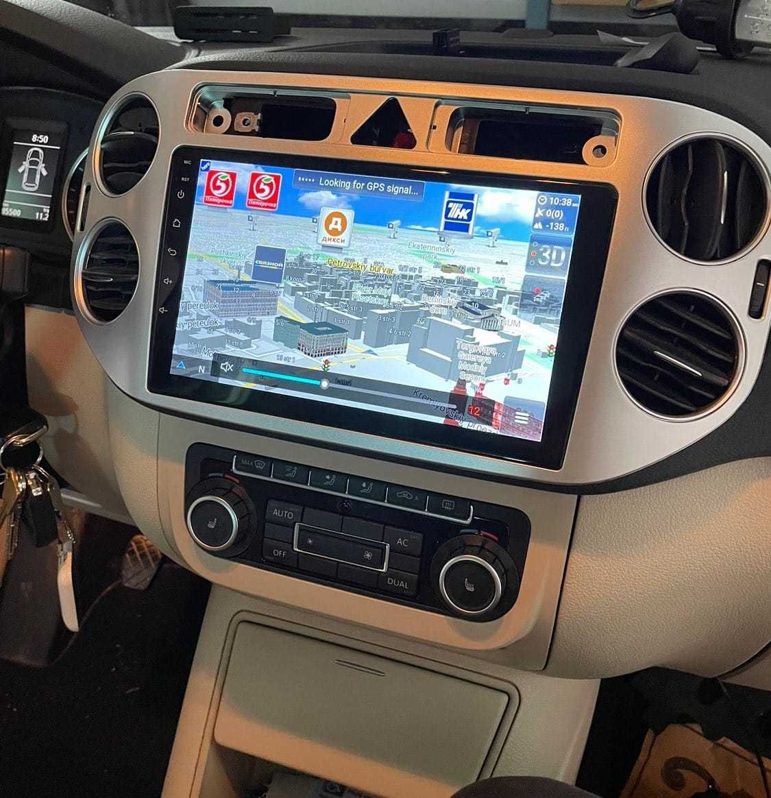 Navigatie android VW Tiguan  Waze YouTube GPS USB