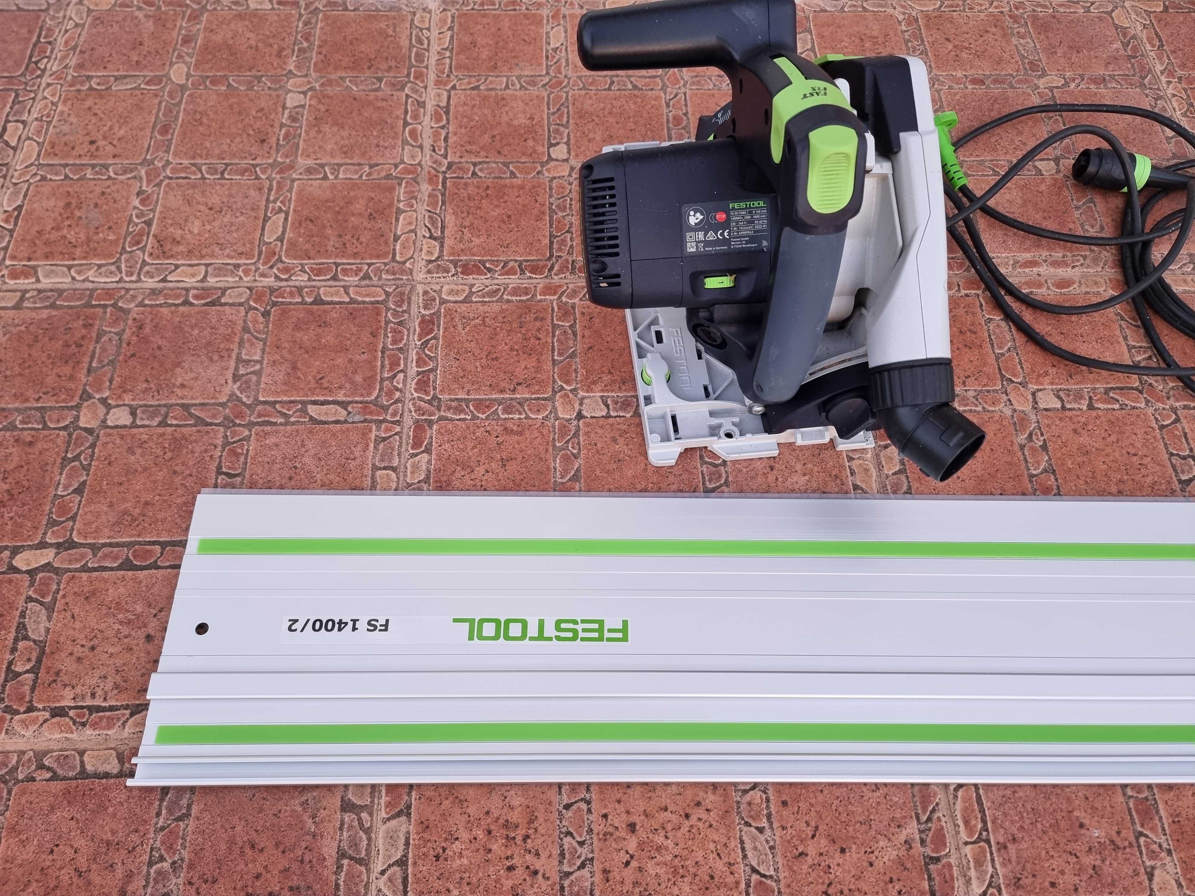 Festool TS 55 FEBQ  - потапящ циркуляр с шина