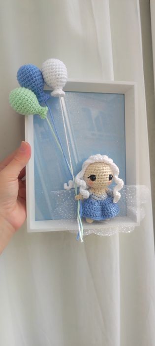 Прекрасен подарък Ръчно Изработена Рамка -Елза