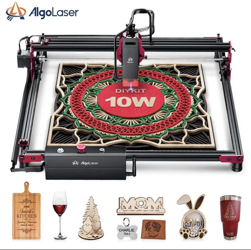 Лазерный станок 10 ватт algolaser kit 10 w новый