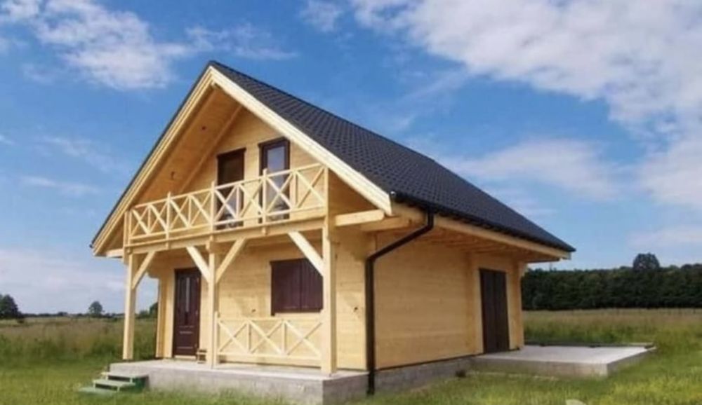 Vand case modulare din lemn de locuit