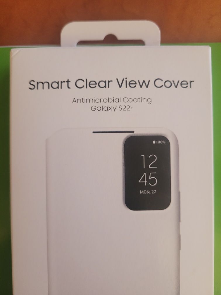 Husa Smart Clear View Samsung Galaxy S22+ Plus White