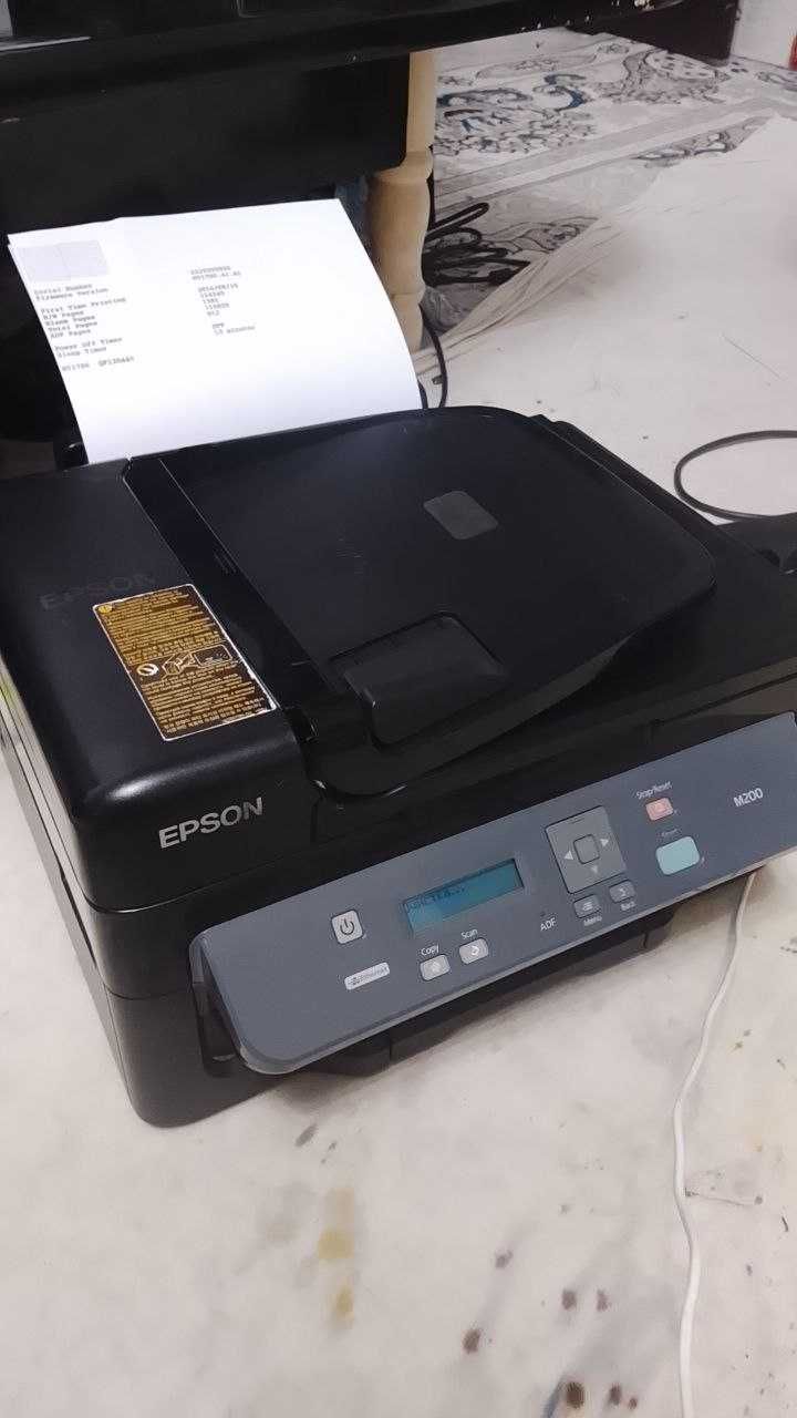 Epson M 200 Skarasnoy Printer Skaner Kserx Tiniq ishlidi
