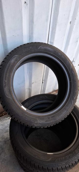 4бр. 215/55/17 Sava 7.3mm грайфер, дот 18г. Безплатен монтаж
