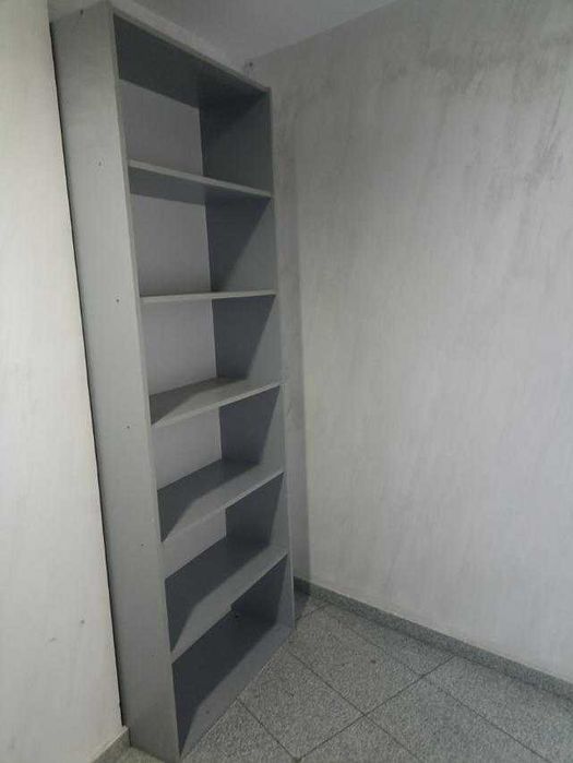 Етажерка с 5 рафта - сиво