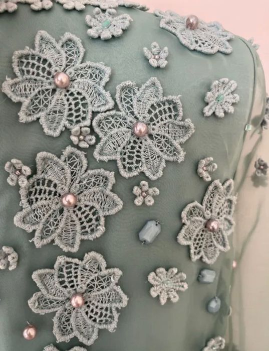 Рокля на Twin Set, резедаво зелено