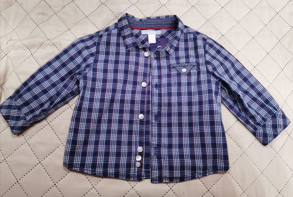 Camasa baieti, noua cu ericheta, marca Okaidi/Obabi