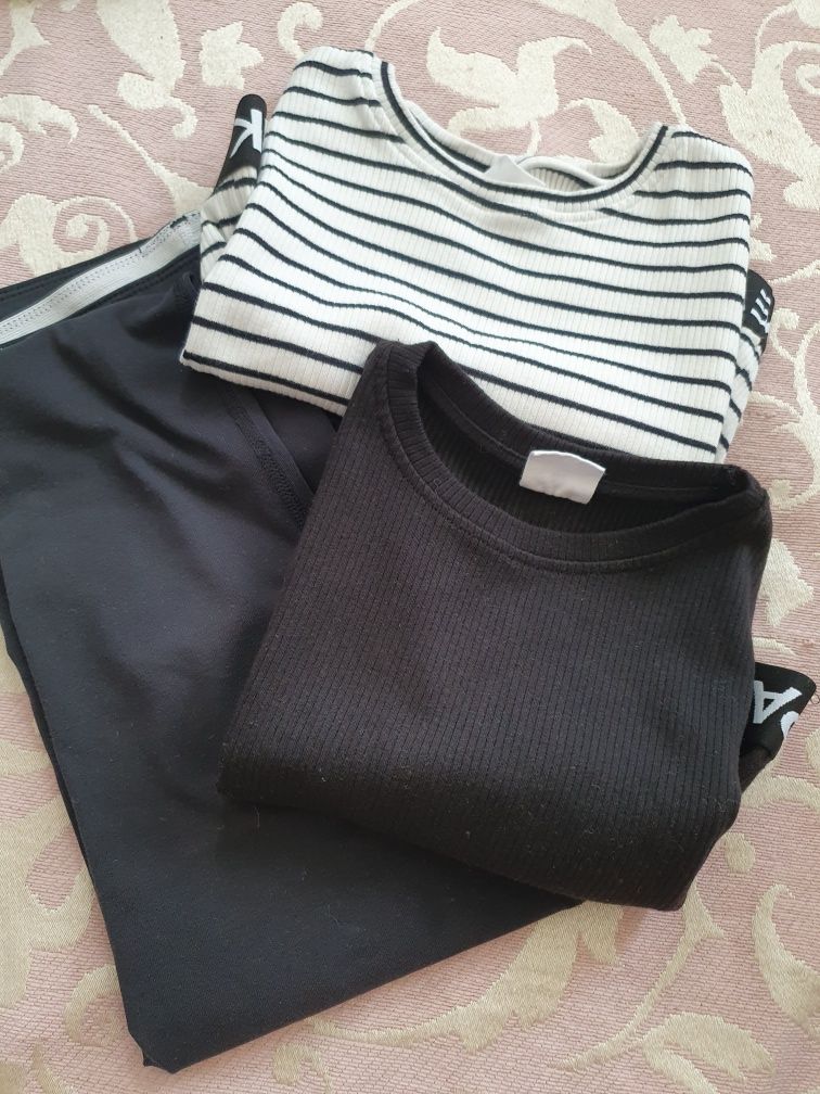 Crop top Zara +клин "Nike" 11-12год.ръст до 152см