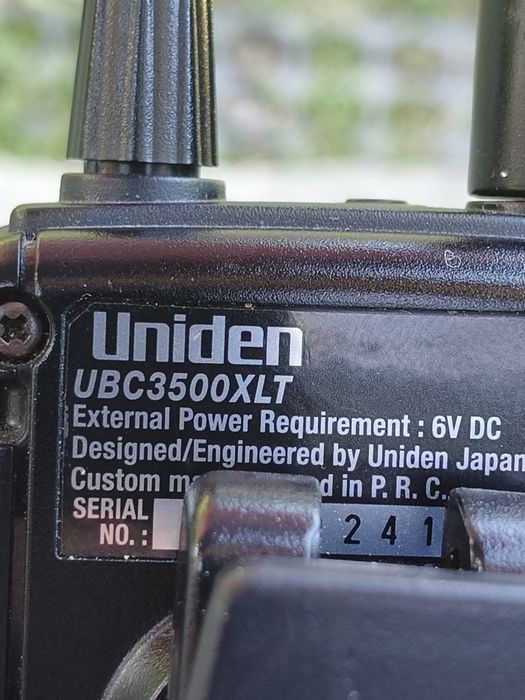 Scanner radio profesional Uniden UBC3500 XLT