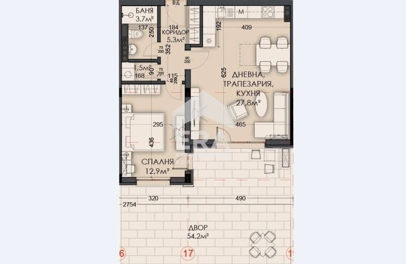 Продава се Двустаен апартамент в Варна, Виница - 72 кв.м за 1875 €/кв.м - Снимка #8