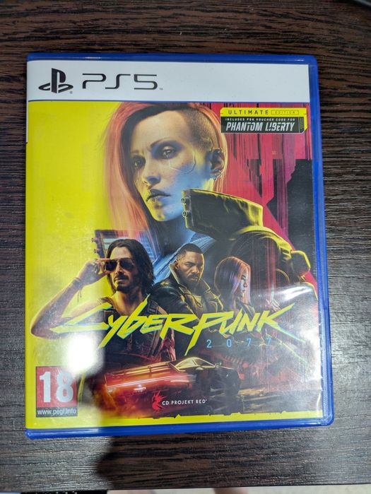 Диски для Playstation 5 Cyberpunk 2077, Spider man 2, Final Fantasy 16